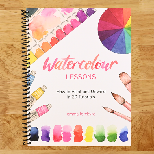 Watercolour Lessons: How to Paint and Unwind in 20 Tutorials (How to paint with watercolours for beginners)