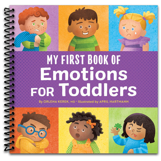 My First Book of Emotions for Toddlers   (Spiral bound)