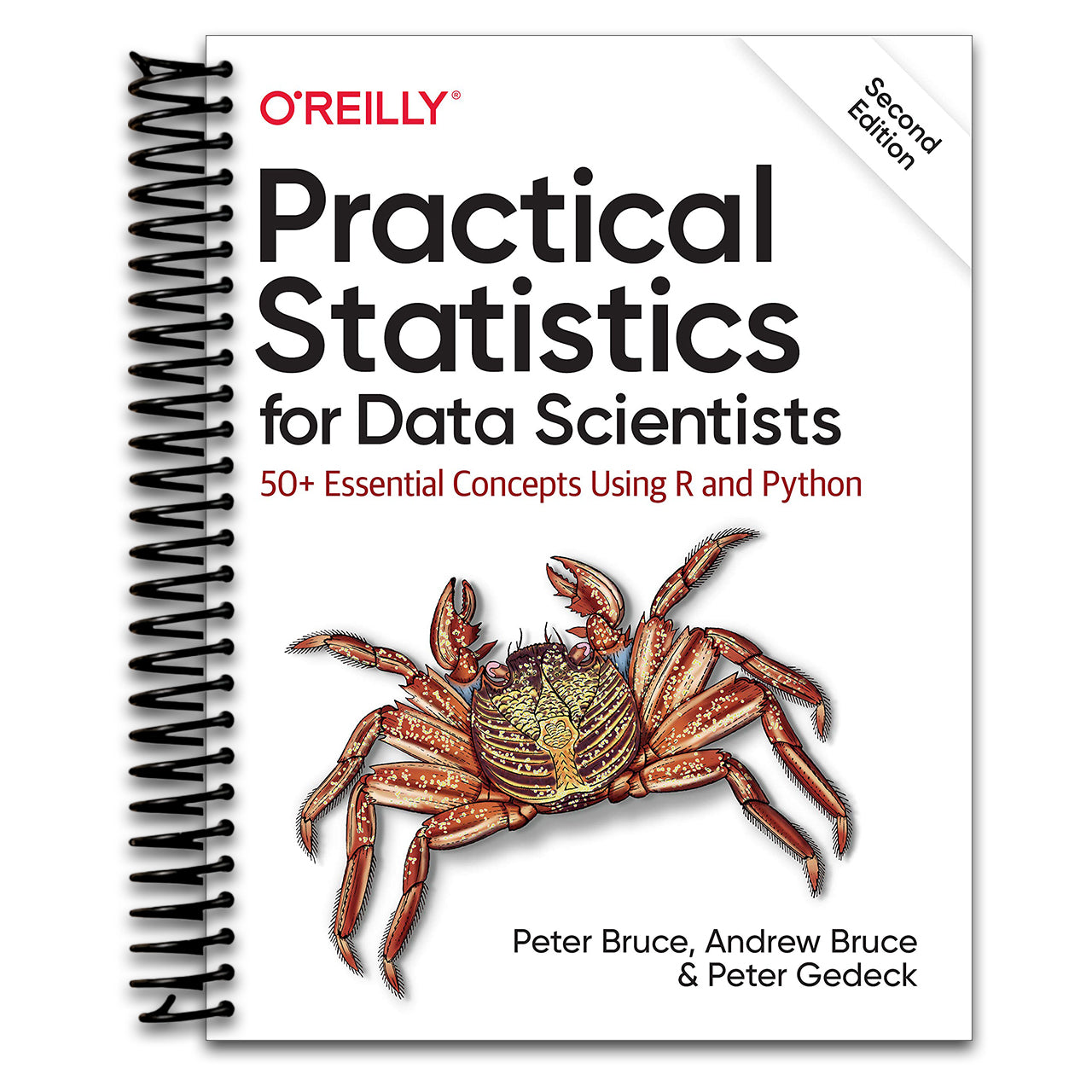 Practical Statistics for Data Scientists: 50+ Essential Concepts Using R and Python   (Spiral bound)