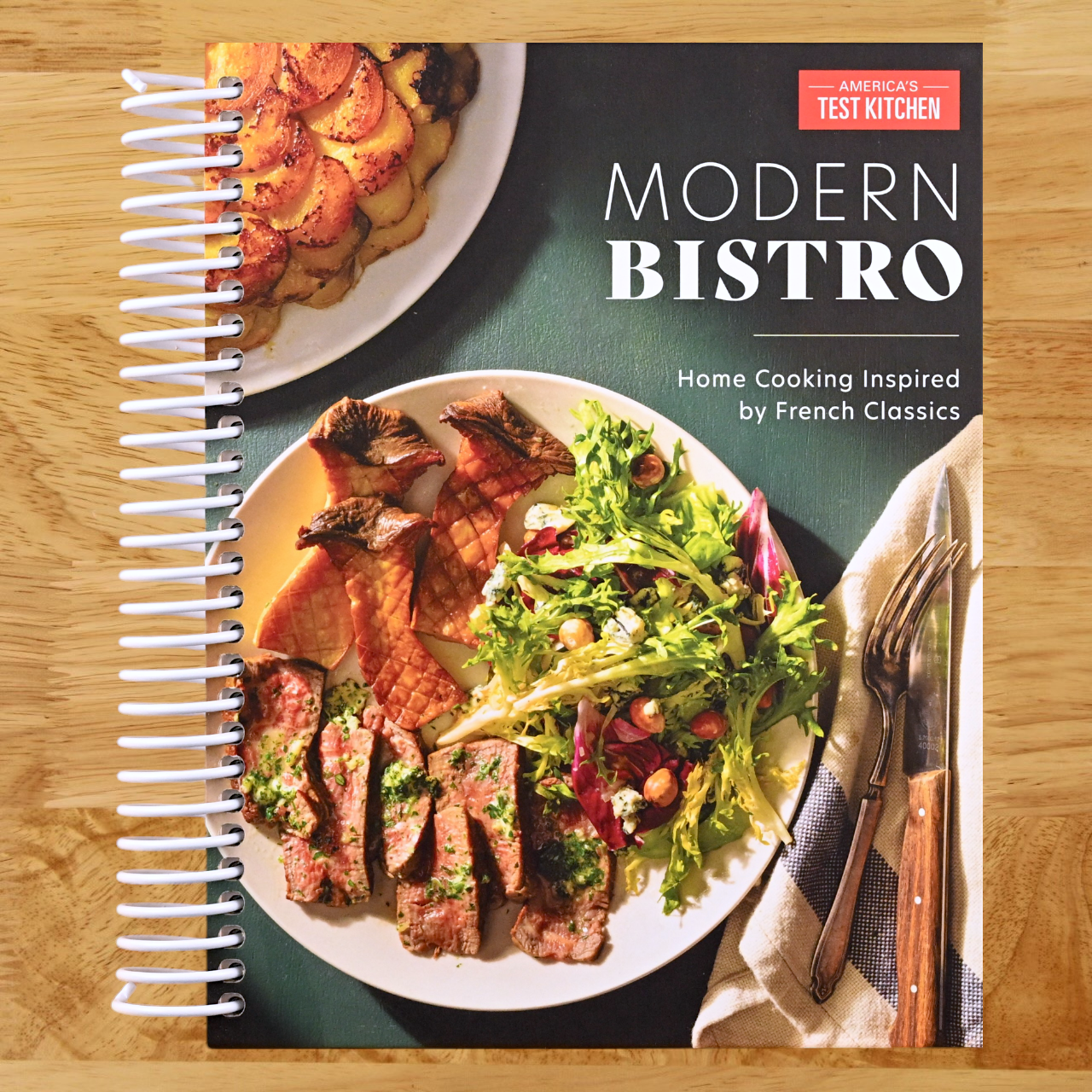 Modern Bistro: Home Cooking Inspired by French Classics (Spiral bound) Happy Coil spiral bound book