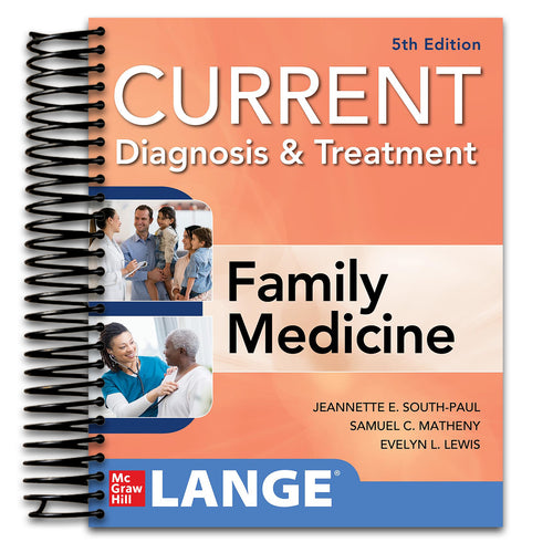 CURRENT Diagnosis & Treatment in Family Medicine, 5th Edition (Spiral bound) Happy Coil spiral bound book