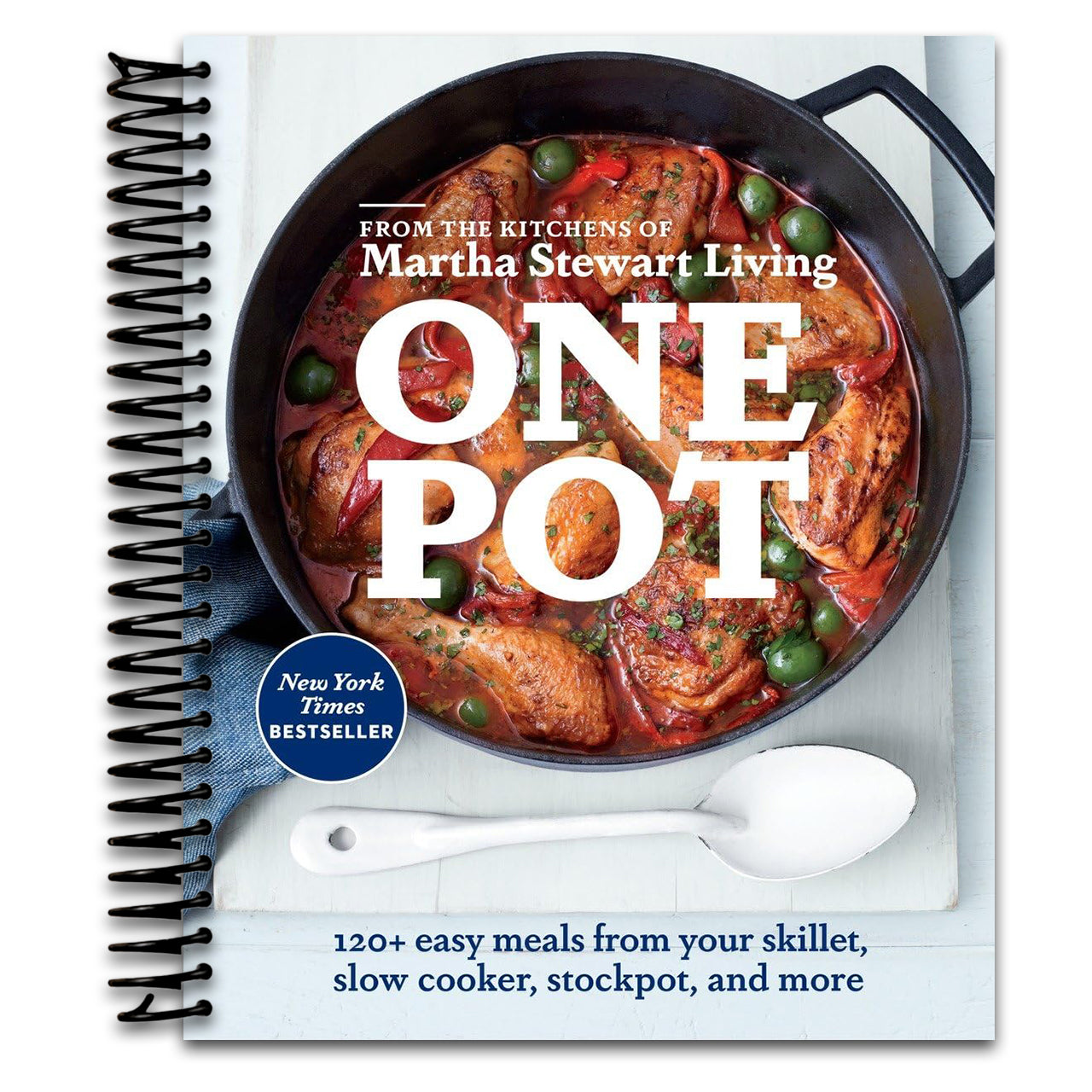 One Pot: 120+ Easy Meals from Your Skillet, Slow Cooker, Stockpot, and More: A Cookbook   (Spiral bound)