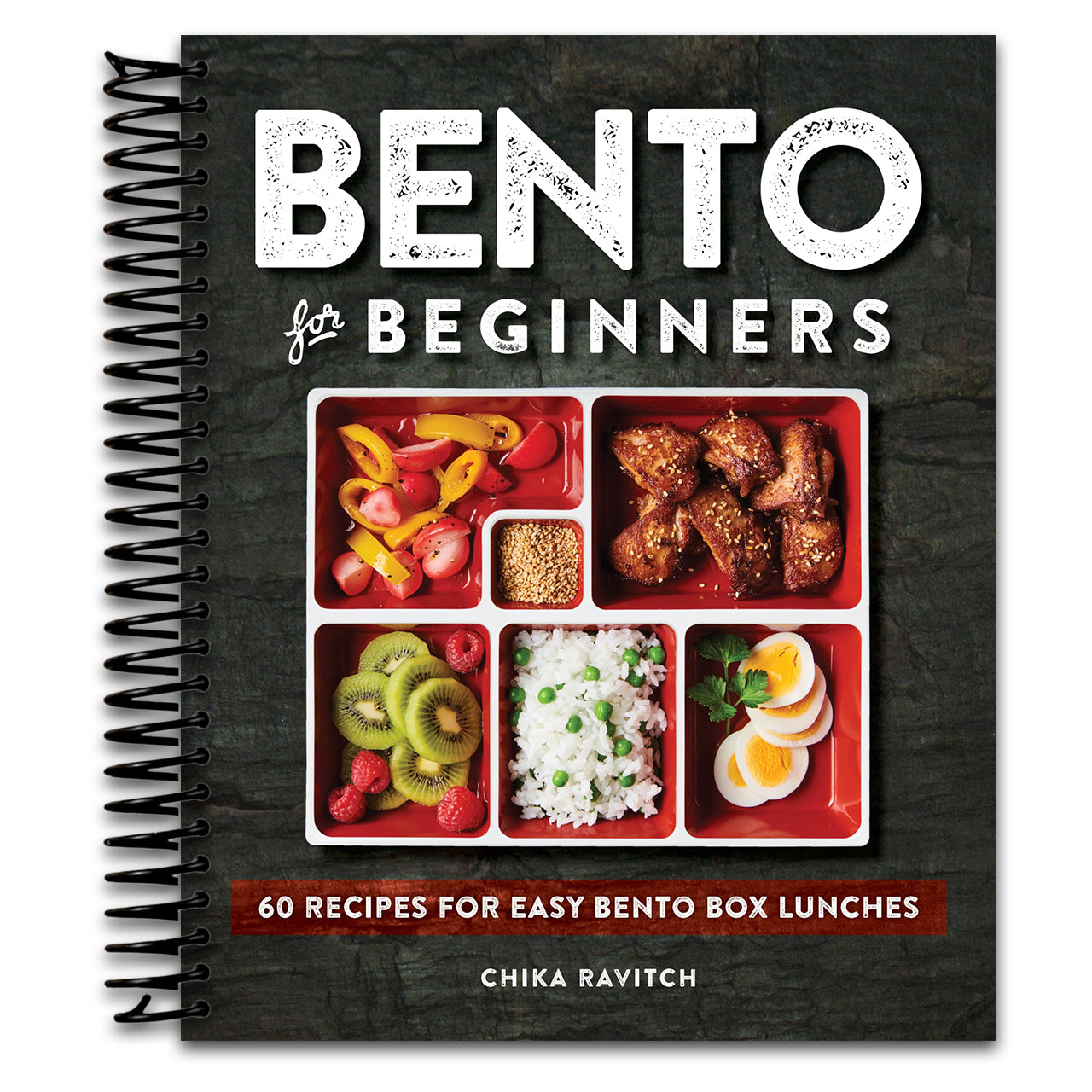 Bento for Beginners: 60 Recipes for Easy Bento Box Lunches   (Spiral bound)