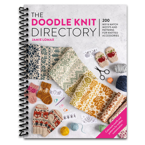 The Doodle Knit Directory: 200 mix & match motifs and patterns for knitted accessorie   (Spiral bound)