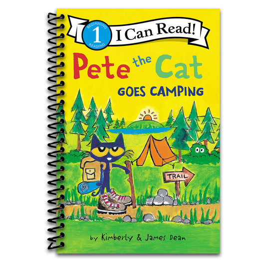 Pete the Cat Goes Camping: A Fun Nature Story for Children (Ages 4-8) (I Can Read Level 1)   (Spiral bound)