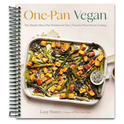 One-Pan Vegan: The Simple Sheet Pan Solution for Fast, Flavorful Plant-Based Cooking (Spiral bound) Happy Coil spiral bound book