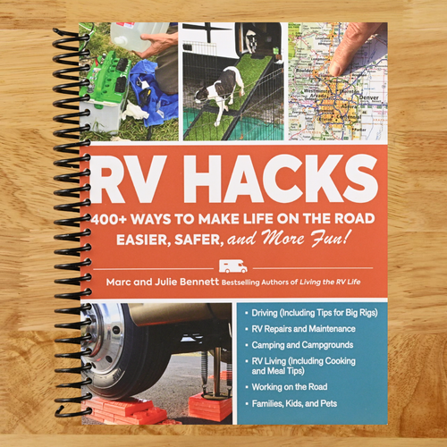 RV Hacks: 400+ Ways to Make Life on the Road Easier, Safer, and More Fun! (Life Hacks Series)   (Spiral bound)