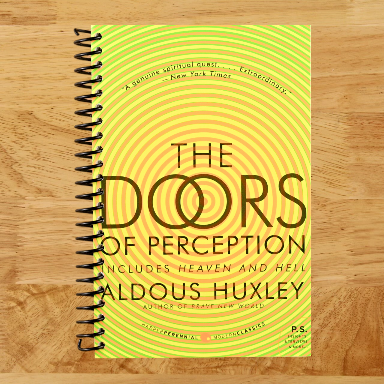The Doors of Perception and Heaven and Hell (P.S.) (Spiral bound) Happy Coil spiral bound book