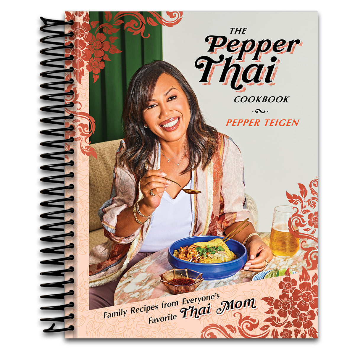 The Pepper Thai Cookbook: Family Recipes from Everyone's Favorite Thai Mom   (Spiral bound)