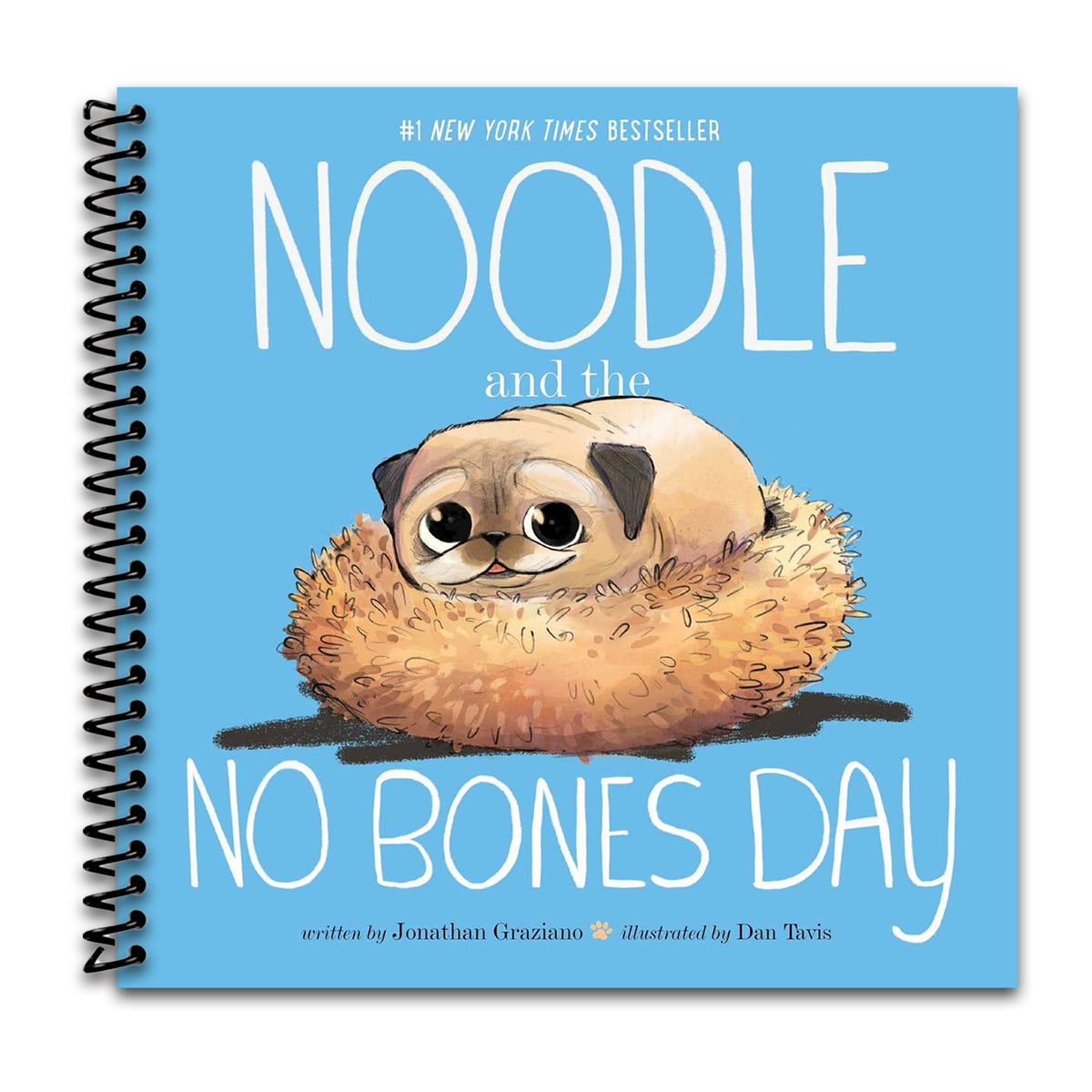 Noodle and the No Bones Day (Noodle and Jonathan) (Spiral bound) Happy Coil spiral bound book