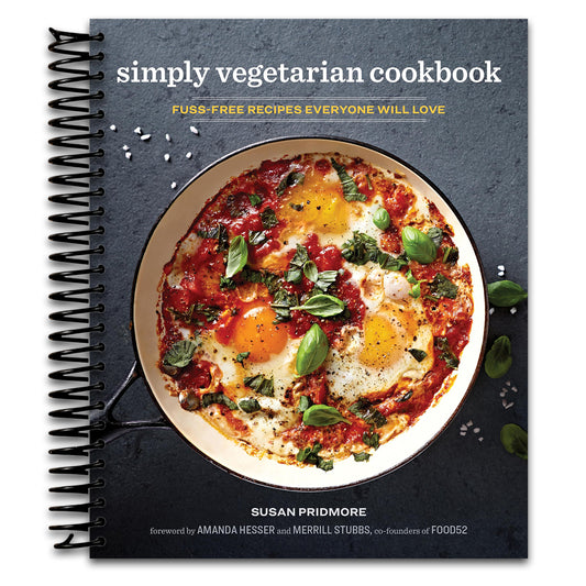 The Simply Vegetarian Cookbook: Fuss-Free Recipes Everyone Will Love (Spiral bound) Happy Coil spiral bound book