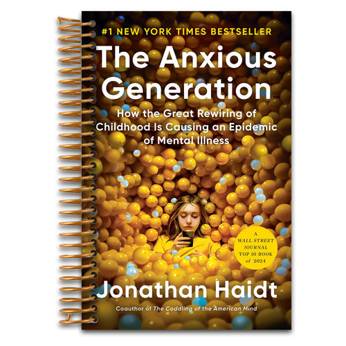 The Anxious Generation: How the Great Rewiring of Childhood Is Causing an Epidemic of Mental Illness (Spiral bound) Happy Coil spiral bound book
